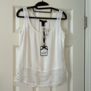 White House Black Market camisole with some beading.